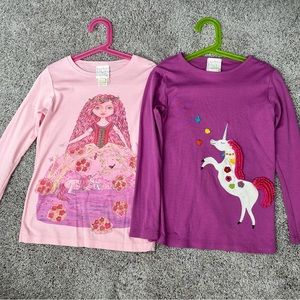 Lemon Loves Lime lot long sleeve tops size 7 EUC